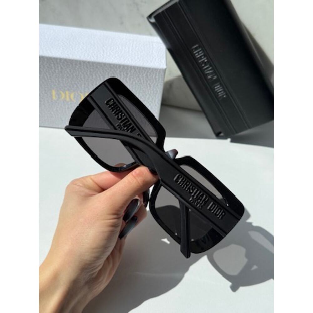 NEW Dior Wildior S3U Oversized Sunglasses in Black - Picture 9 of 9